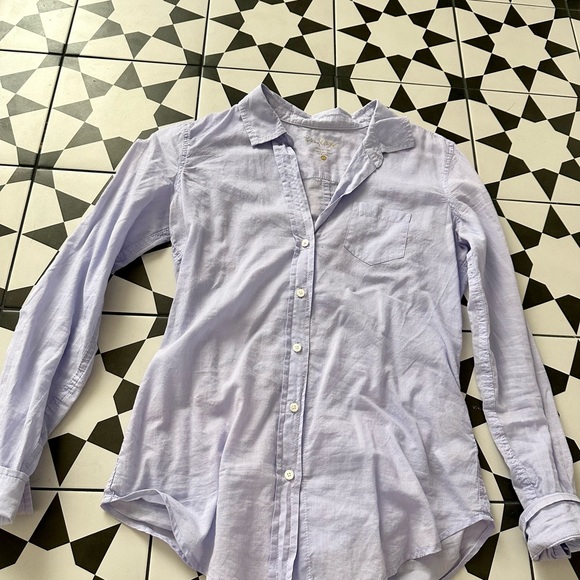 Light Purple Lilly Pulitzer Button Up - Picture 2 of 5